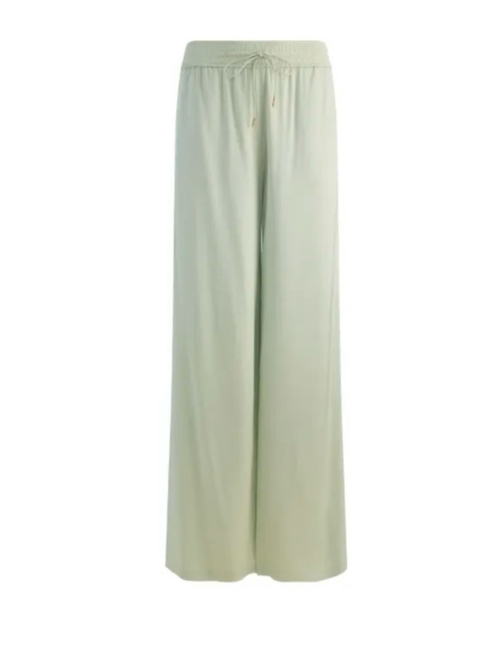 Alice + Olivia Pale Green Wide-Leg Drawstring Pants - Picture 4 of 7